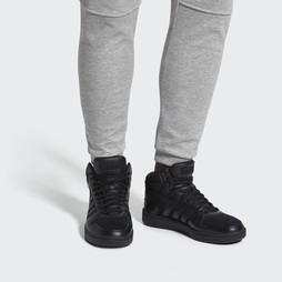 Adidas Hoops 2.0 Mid Férfi Akciós Cipők - Fekete [D55098]